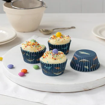 cupcake cases (pack of 50) - sharks cupcake cases (pack of 50) - sharks
