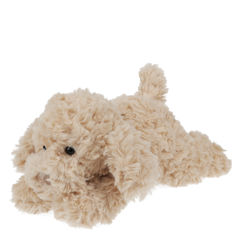 peluche douce - chien marron clair