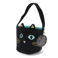 kleine stofftasche - schwarze katze