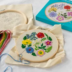 embroidery kit - wild flowers embroidery kit - wild flowers