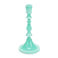 emaille-kerzenständer (19 cm) – aqua