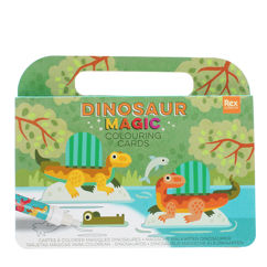 magische wasser-ausmalkarten - baby dinos