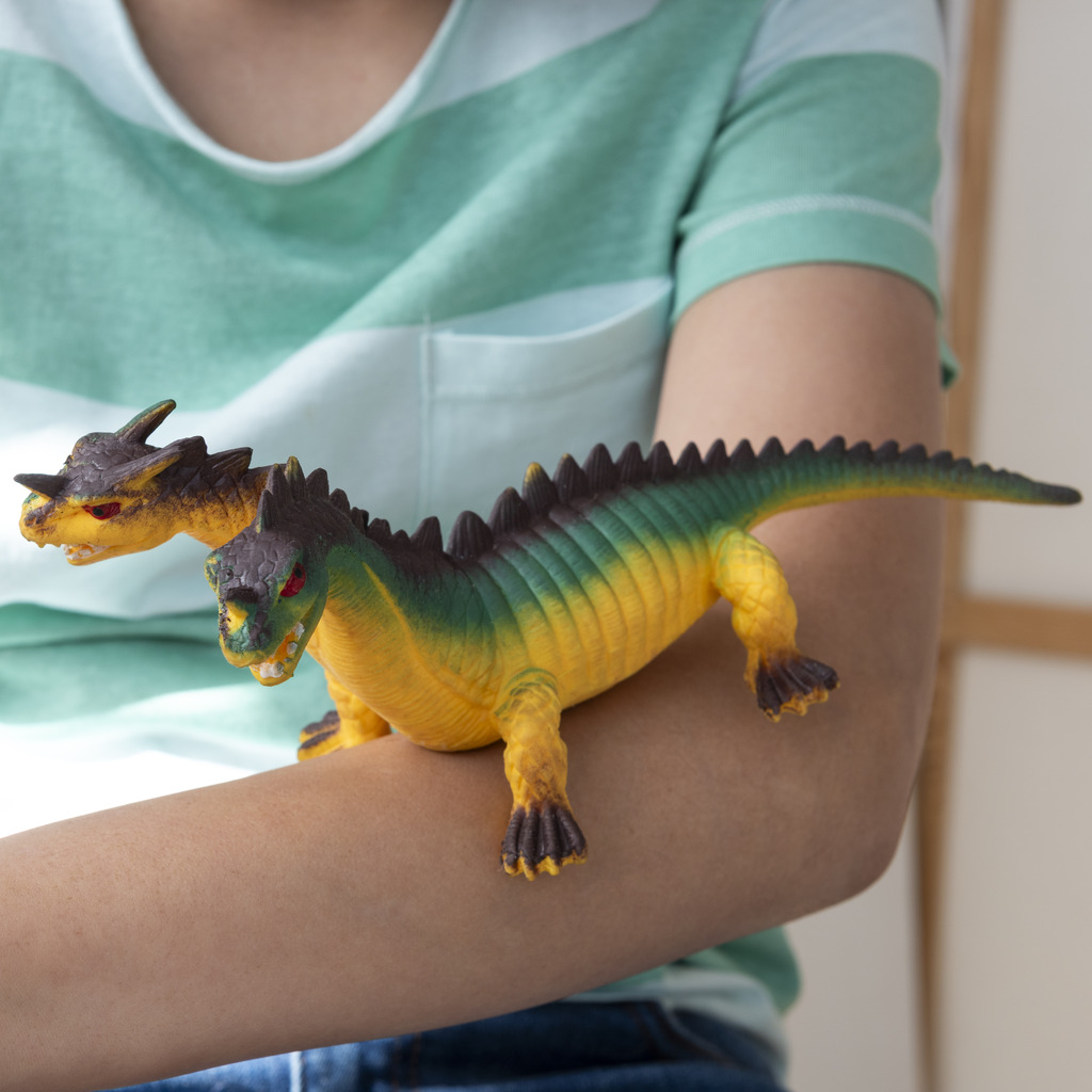 squishy toy - two headed dragon