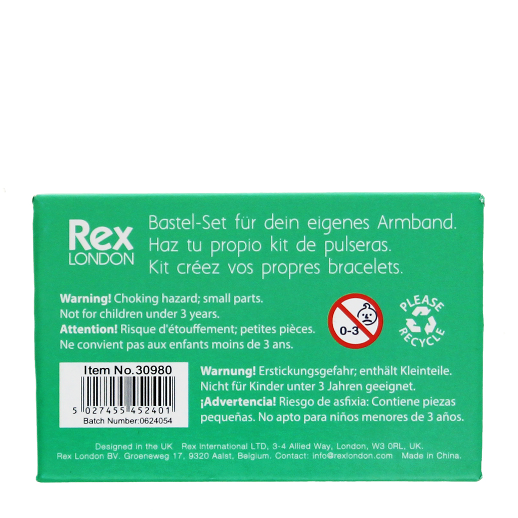 bastel-set armband aus holzkugeln - in my garden