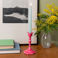 emaille-kerzenständer (13 cm) – lebhaftem pink