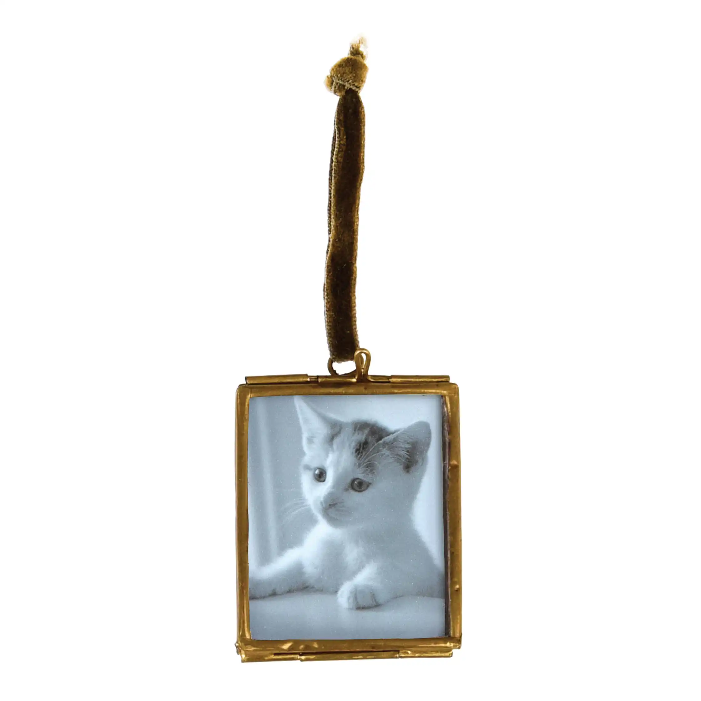 hanging brass frame 4.5x5.5cm