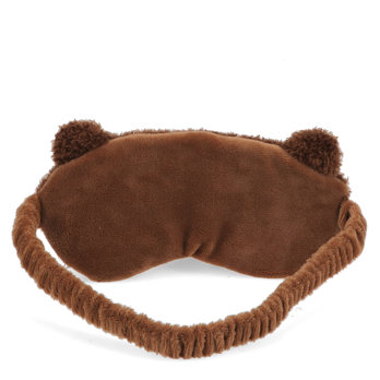 masque de sommeil de voyage peluche - bob l'ours