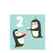 geburtstagskarte pinguin nummer zwei