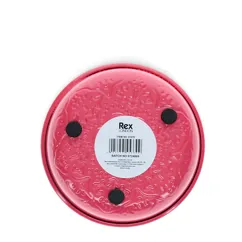 enamel trinket dish - vibrant pink enamel trinket dish - vibrant pink