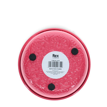 enamel trinket dish (10cm) - vibrant pink