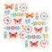 temporary tattoos - floral flutter