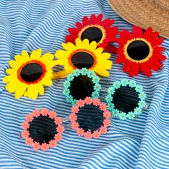 funglasses - red sunflower sunglasses