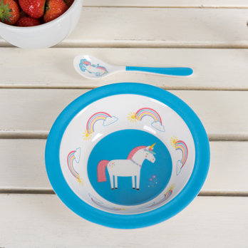 melaminschale unicorn