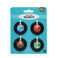 mini aimants pour supports musicaux (lot de 4) - disque vinyle