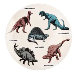 assiette en mélamine prehistoric land assiette en mélamine prehistoric land