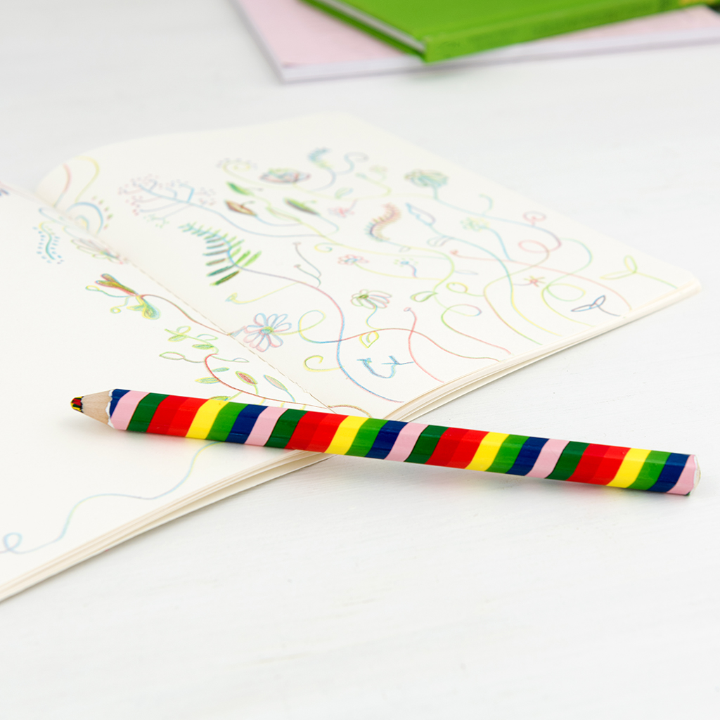 jumbo multi-colour core rainbow pencil