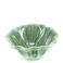 bol à fleurs en céramique 13cm - vert