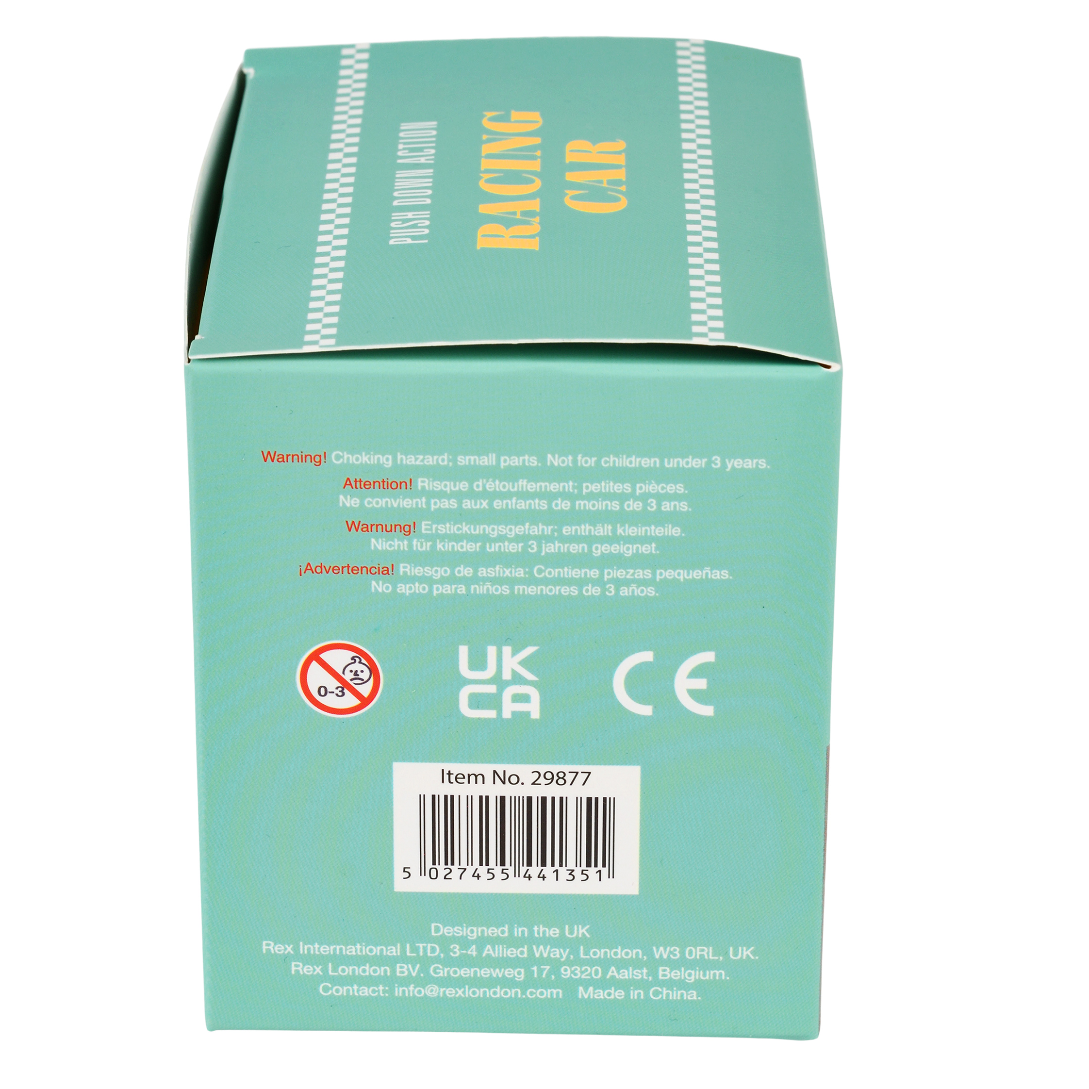 action-rennauto mit druckantrieb rot