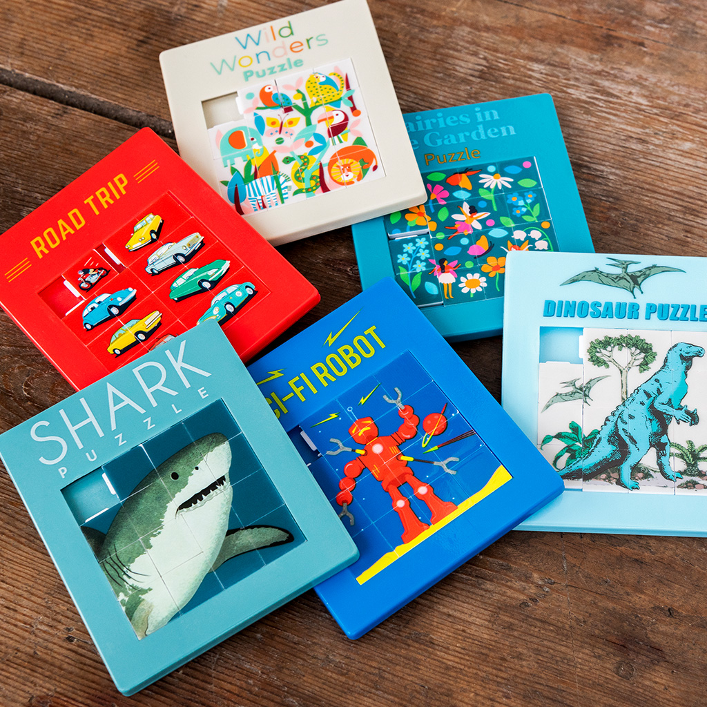 schiebepuzzle sci-fi roboter