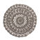 crochet placemat - grey