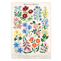 tea towel - wild flowers