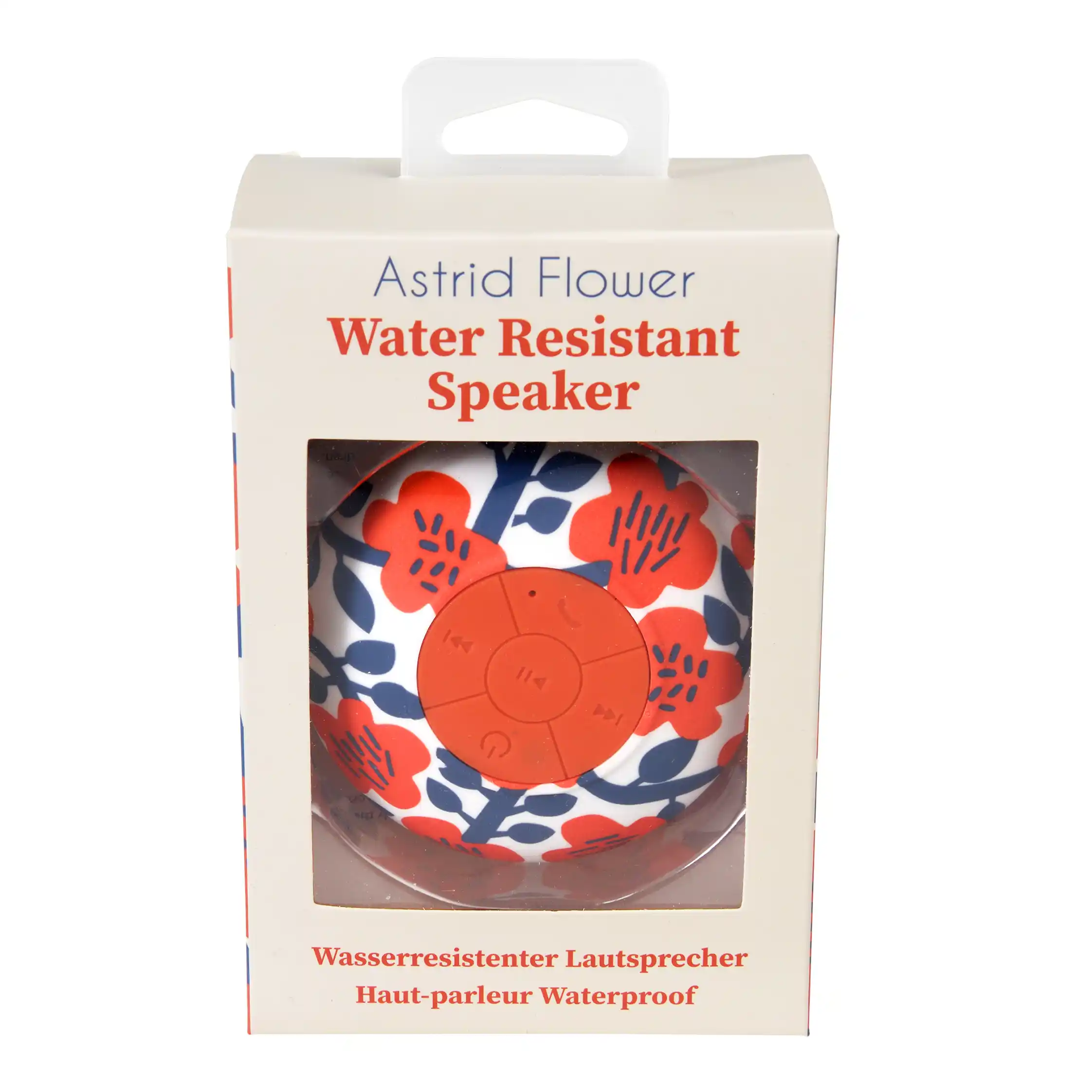 bluetooth shower speaker - astrid flower