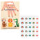 nagel-sticker colourful creatures (set mit 25 stück)