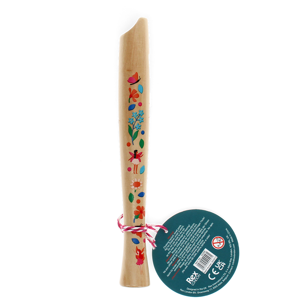 children's wooden recorder - fairies in the garden