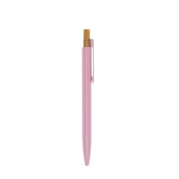 stylo à bille aluminium recyclé - rose bébé
