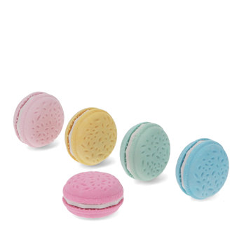 gommes (lot de 5) - macarons