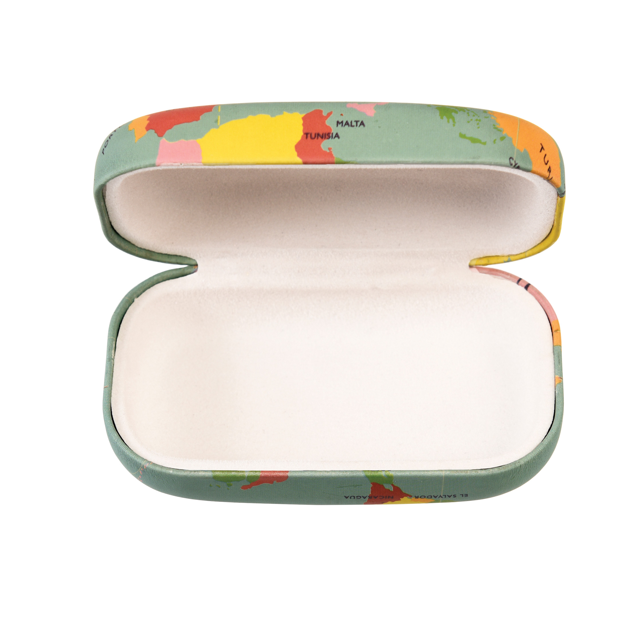 mini travel case - world map