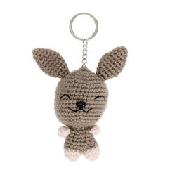 crochet keyring bag charm - koala