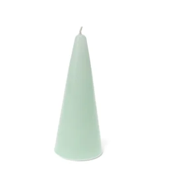 small cone candle - mint green small cone candle - mint green