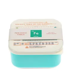 snack boxes (set of 3) - periodic table snack boxes (set of 3) - periodic table