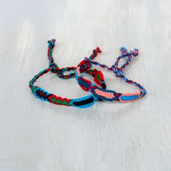 handmade mayan friendship bracelets - assorted