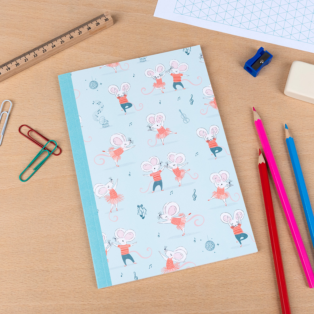 liniertes notizbuch a5 mimi and milo