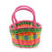 woven plastic basket - mini easter