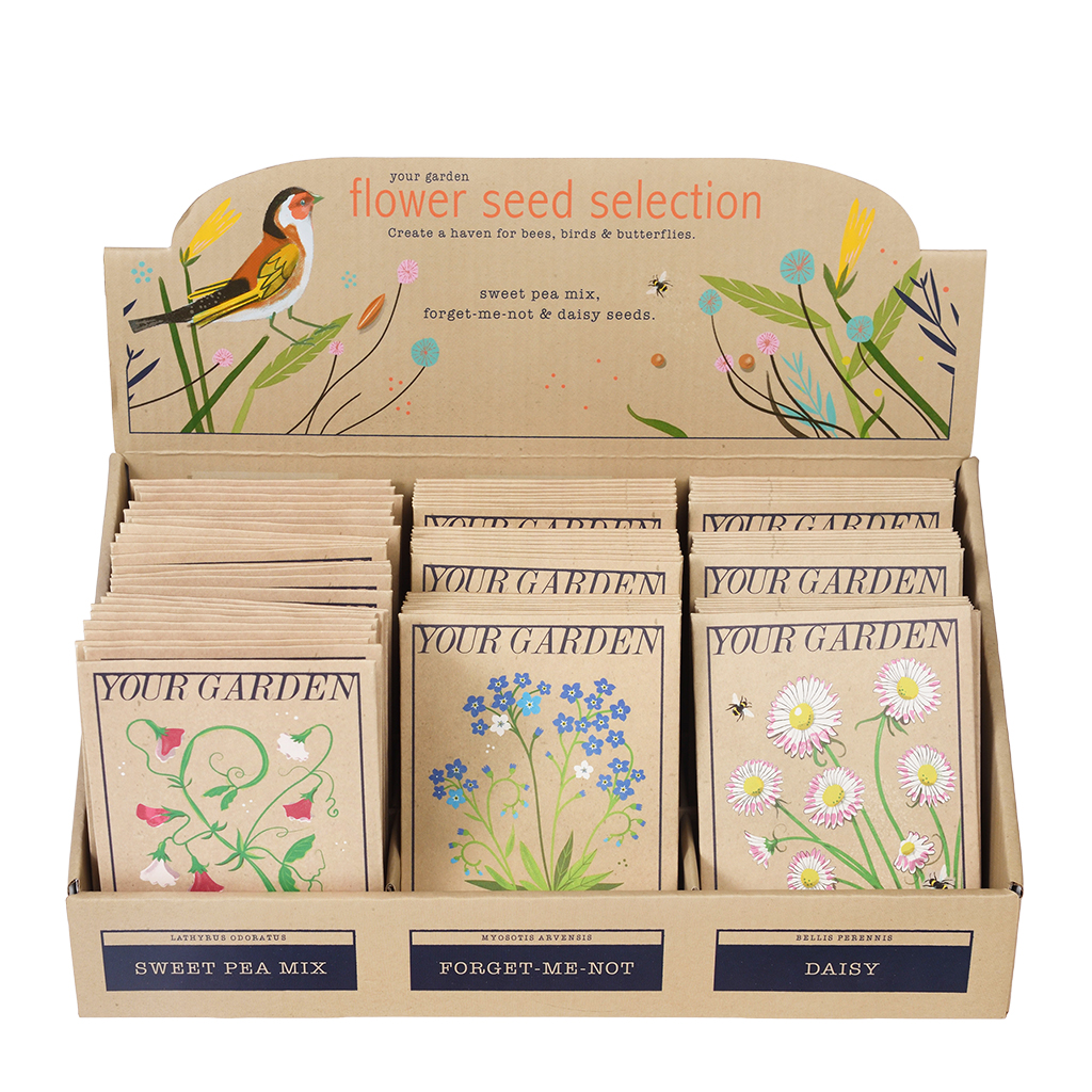 pack of flower seeds - your garden