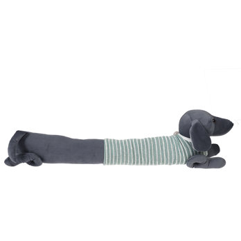 sausage dog draught excluder - green