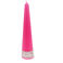 tall cone candle - bright pink