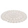 crochet placemat - ivory