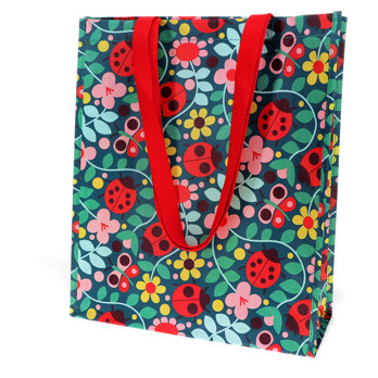 recycelte einkaufstasche ladybird