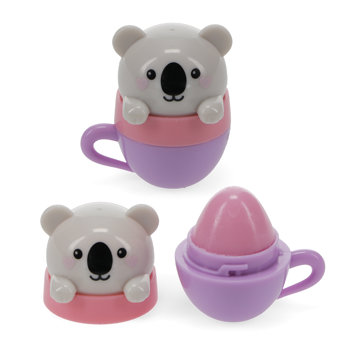baume à lèvres parfumé mini baies (assortiment) - tasse animal friends