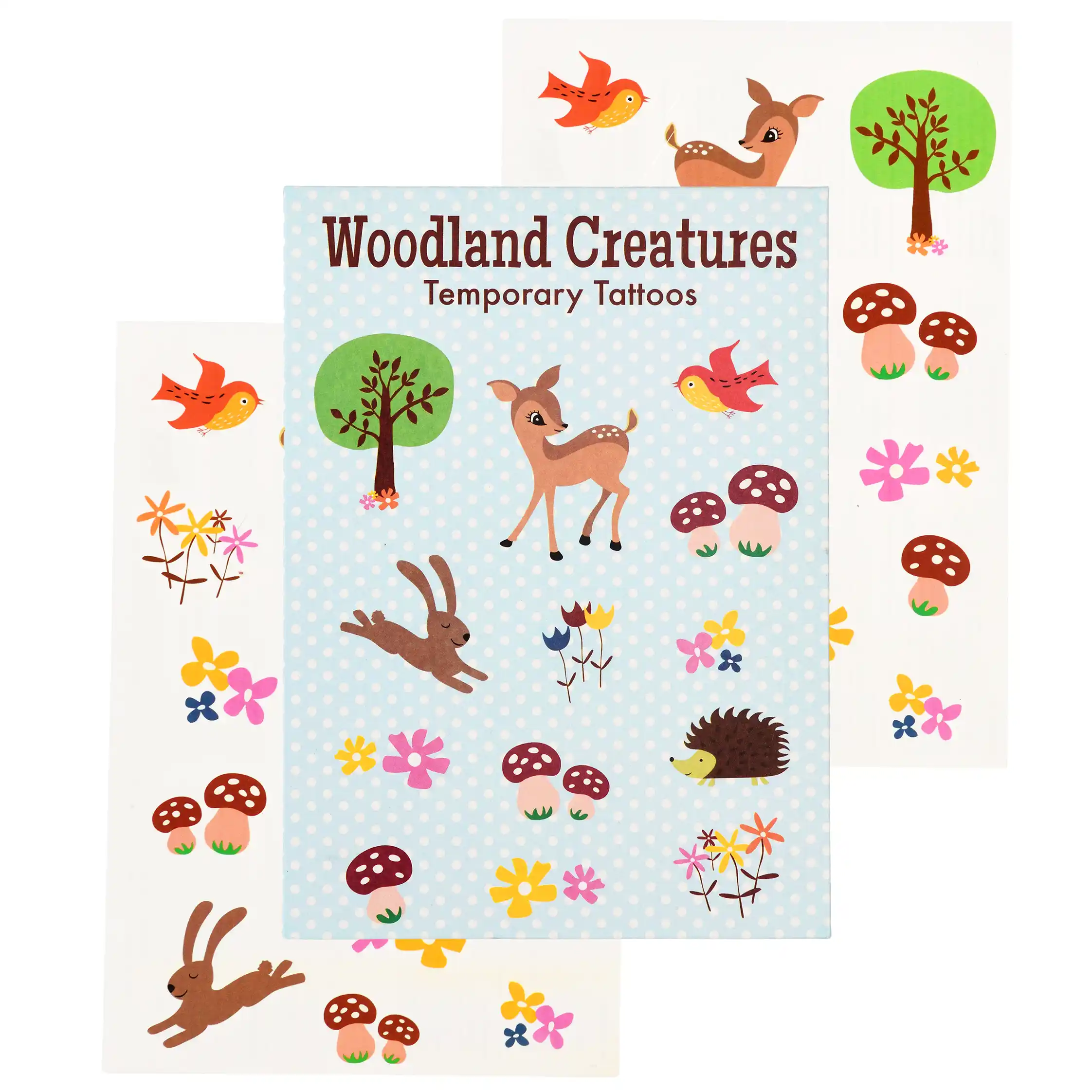 temporary tattoos - woodland creatures