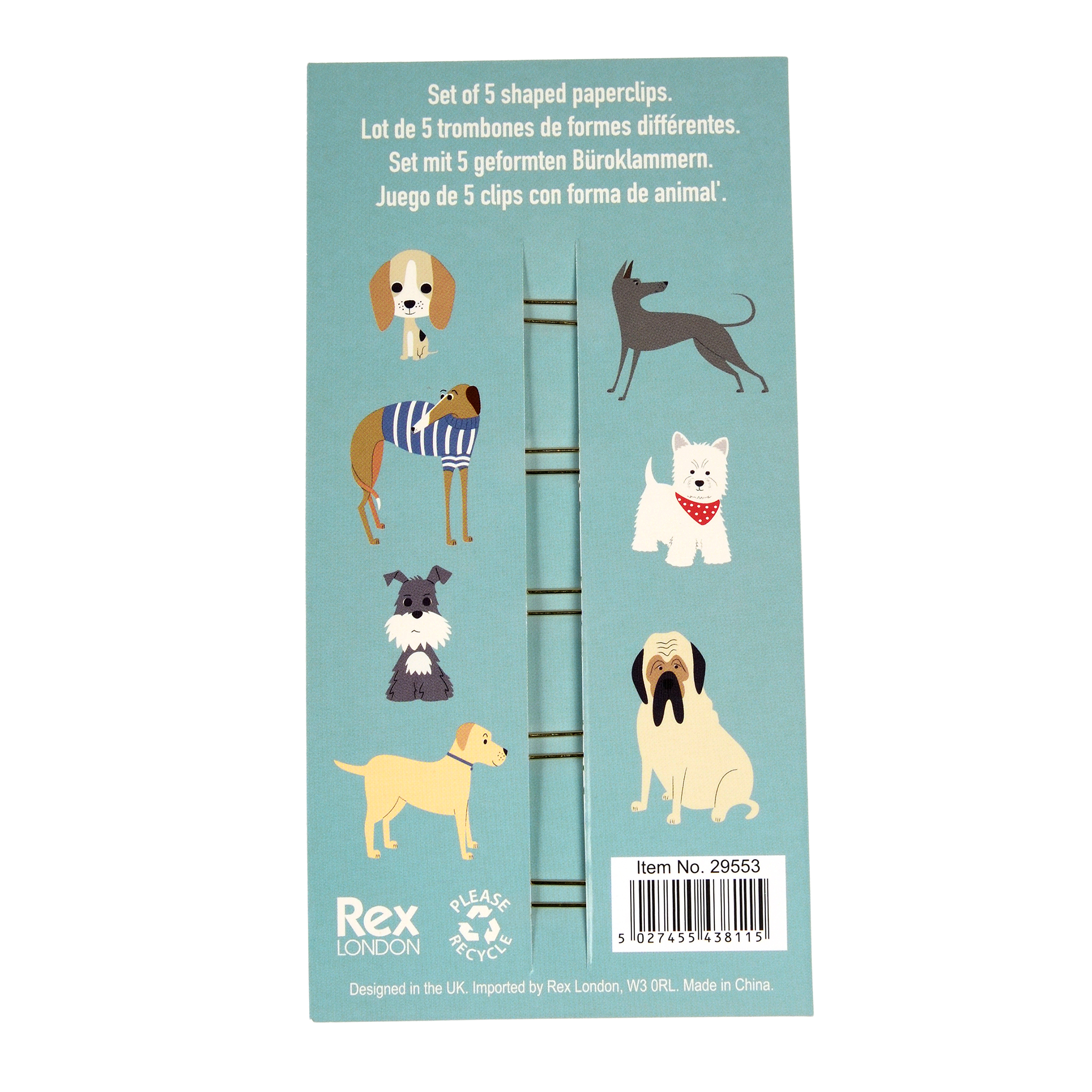 dog paper clips (set of 5) - best in show