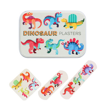 kinderpflaster in der dose (30 stück) – baby dinos