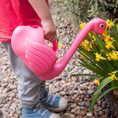 watering can (1.5ltr) - flamingo