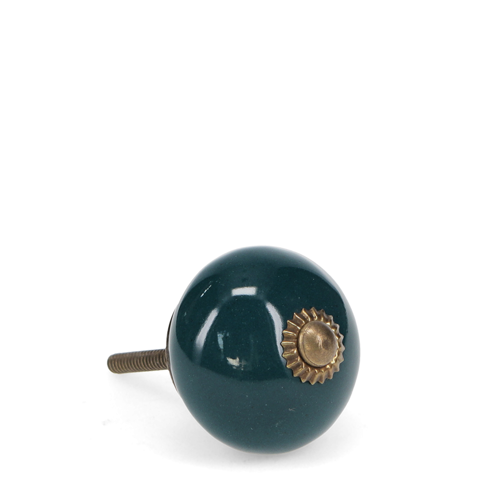 ceramic drawer knob - blue