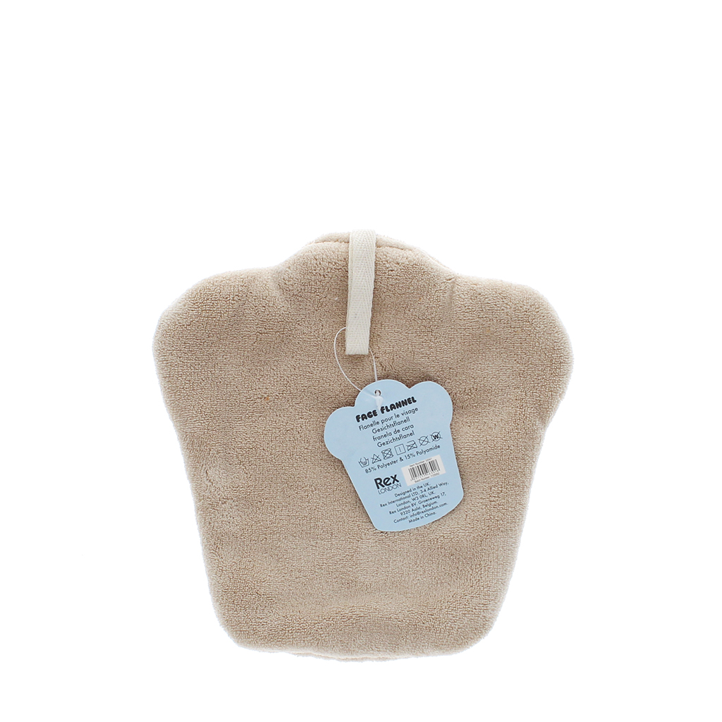 face flannel - cupcake