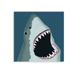 tarjeta de felicitación tiburones
